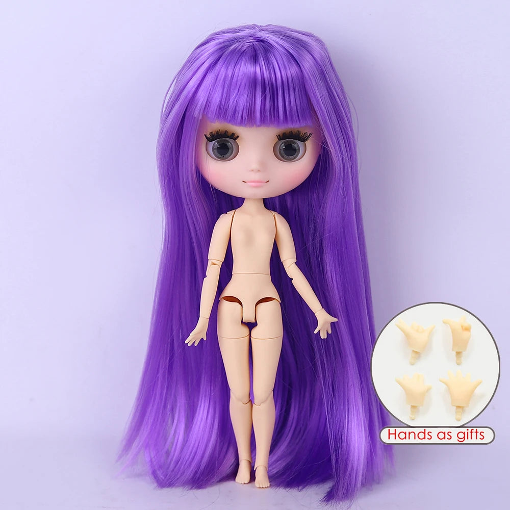 ICY DBS Middie Blyth Doll 1/8 Scale BJD Jointed White Skin with Matte Finish and Cute Outfit 20 cm Doll Toy Gift for Girls