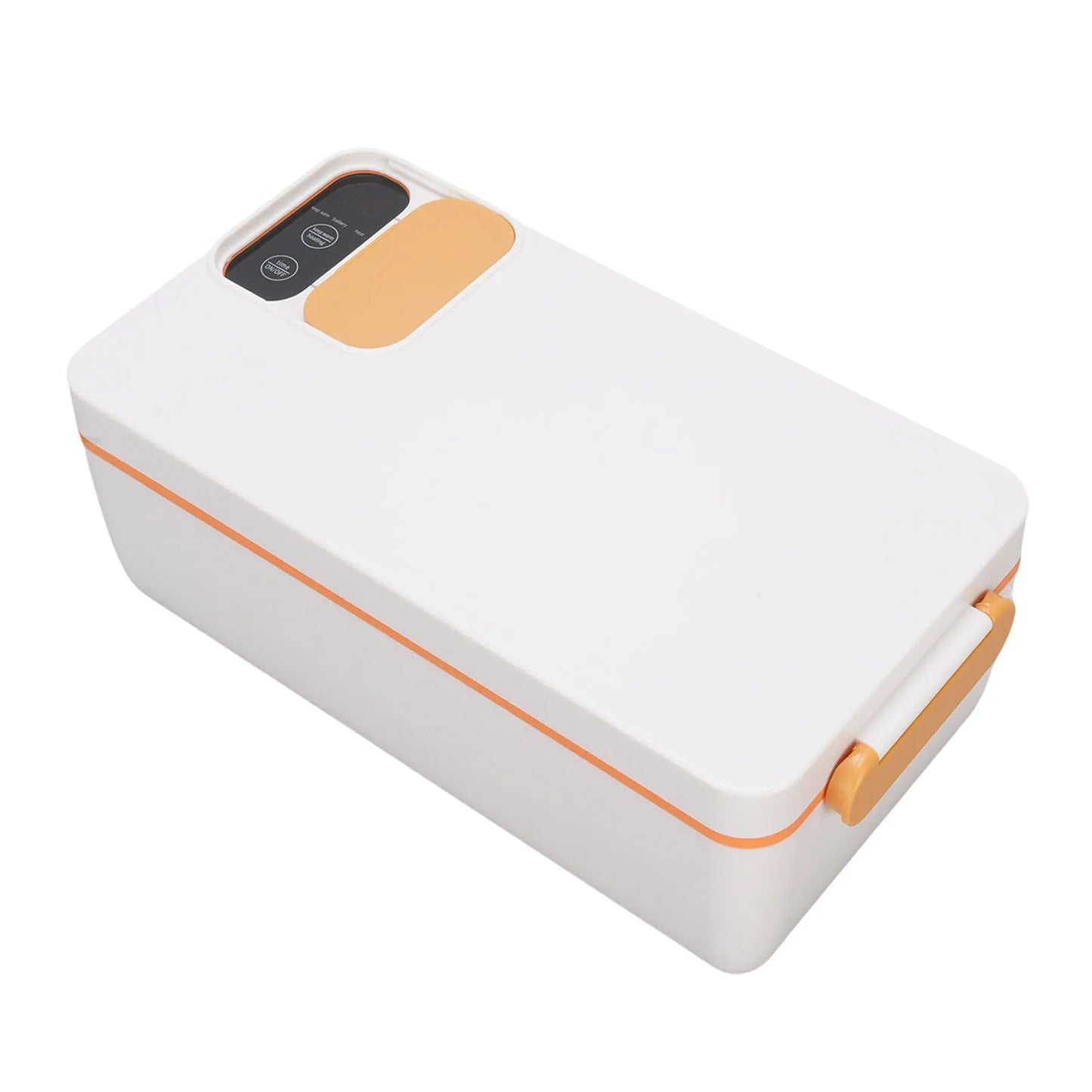 Cordless Electric Lunch Box 40W Heated Lunch Box 1L 304 Stainless Steel Portable Food Warmer Battery Powered For Travel Work