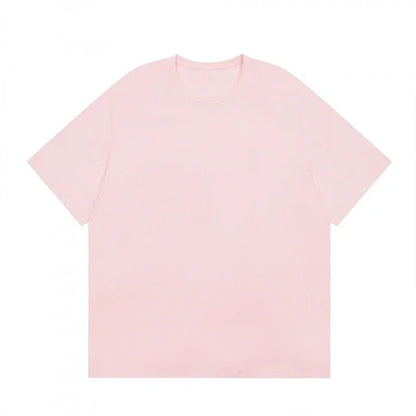 Polo women clothes for woman mens t shirt tops for woman Embroidered round neck T-shirt versatile casual couple style shirts