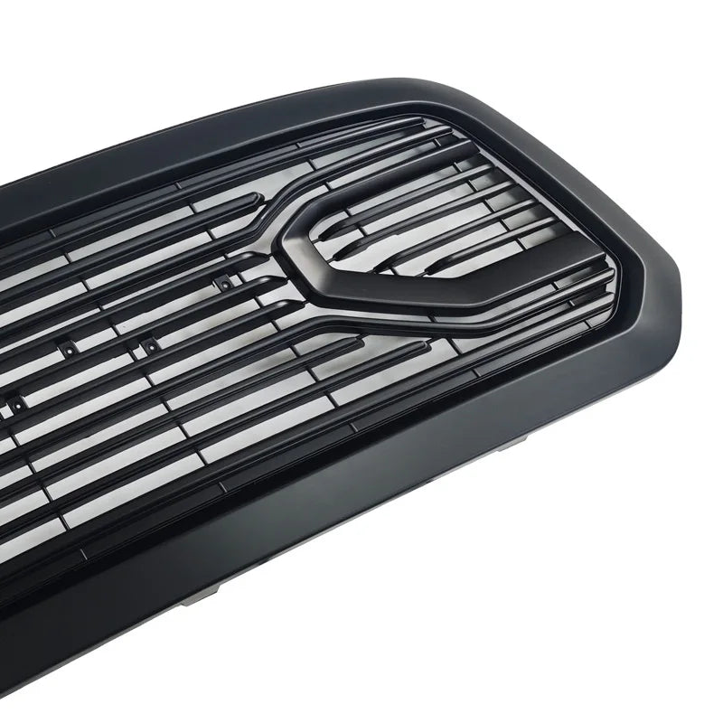 Front Bumper Hood Grille for Dodge Ram 1500 2013 2014 2015 2016 2017 2018 Martin Style Mesh Grill with LED Lights Guard Cover