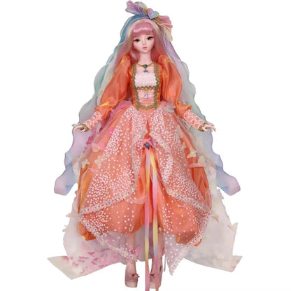 Special Price DBS Doll 1/3 BJD Mechanical Joint Body With Makeup Including Hair Eyes Clothes 62cm Height Girls Dream Fairy