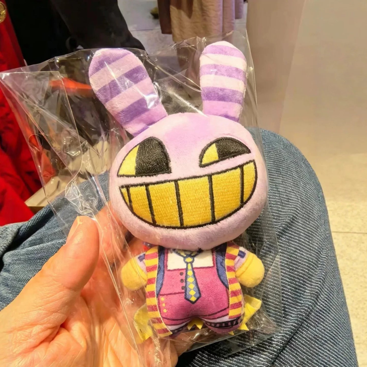 Hot Cute The Amazing Digital Circus Plush Keychain Pomni Jax Caine Soft Mini Toy for Fans Bag Charm and Birthday Charm