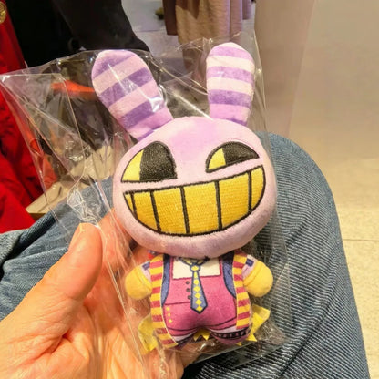 Hot Cute The Amazing Digital Circus Plush Keychain Pomni Jax Caine Soft Mini Toy for Fans Bag Charm and Birthday Charm