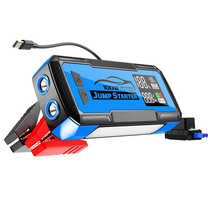 Car Emergency Battery Starter Jump Portable Power Bank Multi Function 8000A Ultra-Large Capacity 12V Auxiliary Starting Device