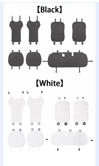 For Tesla Model Y Juniper 2025+ & 2026 Nappa Leather Seat Cushion Ventilation Comfortable Split Single Sitting Back row Set