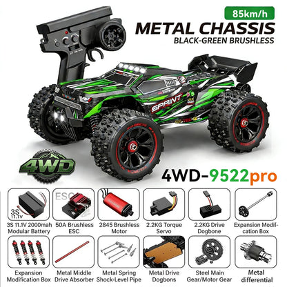 Professional 1:16 Racing Car 9522 for Boys High Speed 50KM/H 85KM/H Remote Control Car Toy