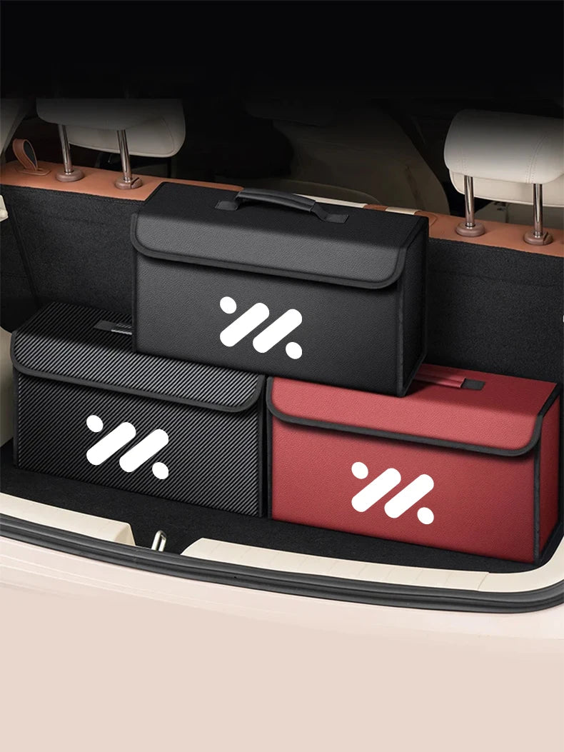 Car Trunk Storage Box Organizer Stowing Tidying Container Bag For IM LS7 L7 L6 LS6 IM6 IM5 LS9 2025 Leather Storage Accessories
