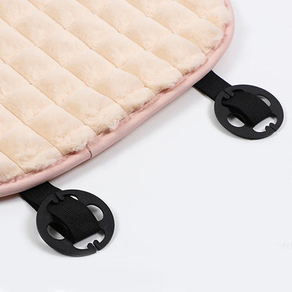 Universal Warm Plush Car Seat Cover Fur Rabbit hair-like Seat Protector Winter Suit for Most Car Cushion Interior Accessories