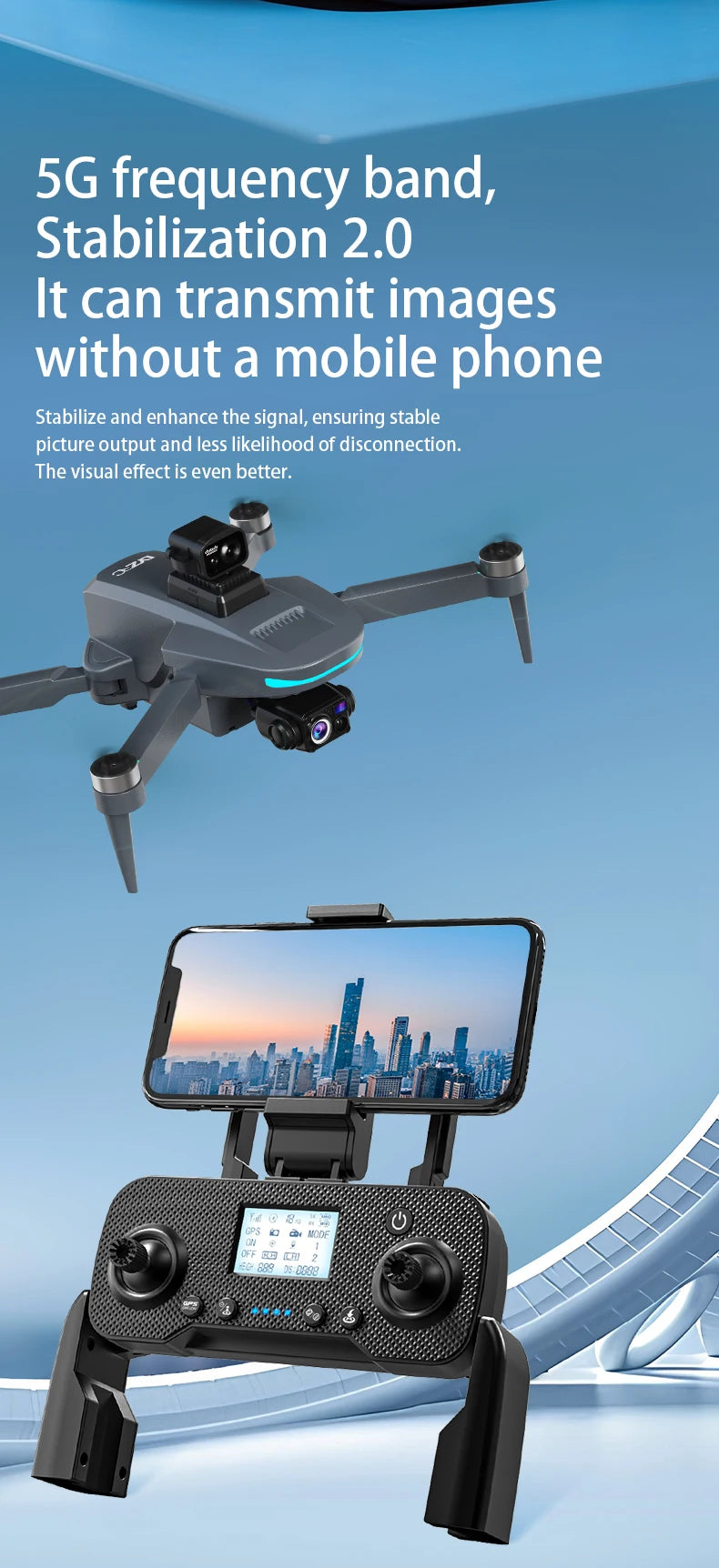 L200 PLUS GPS Drone 5G WIFI Professional 8K 3-axis Gimbal Aerial Brushless Obstacle Avoidance HD Dual Camera Security Drone Toys