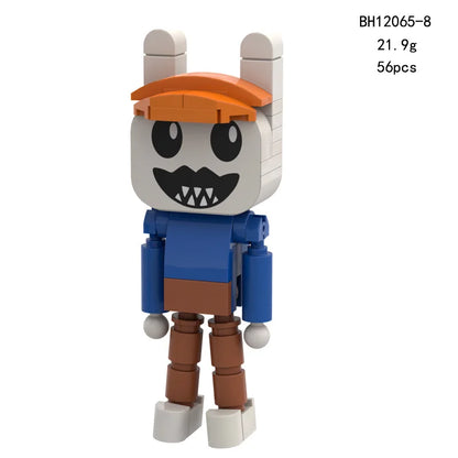 New Animal Hospital Building Blocks Cute 4/8pcs Horror Game Mini Dog Cat Nurse Assemble Figures For Fans Gifts