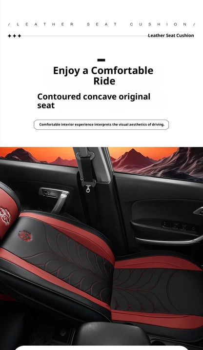 Five-seat universal car seat covers, available in multiple colors, durable and easy to install, suitable for most vehicles.