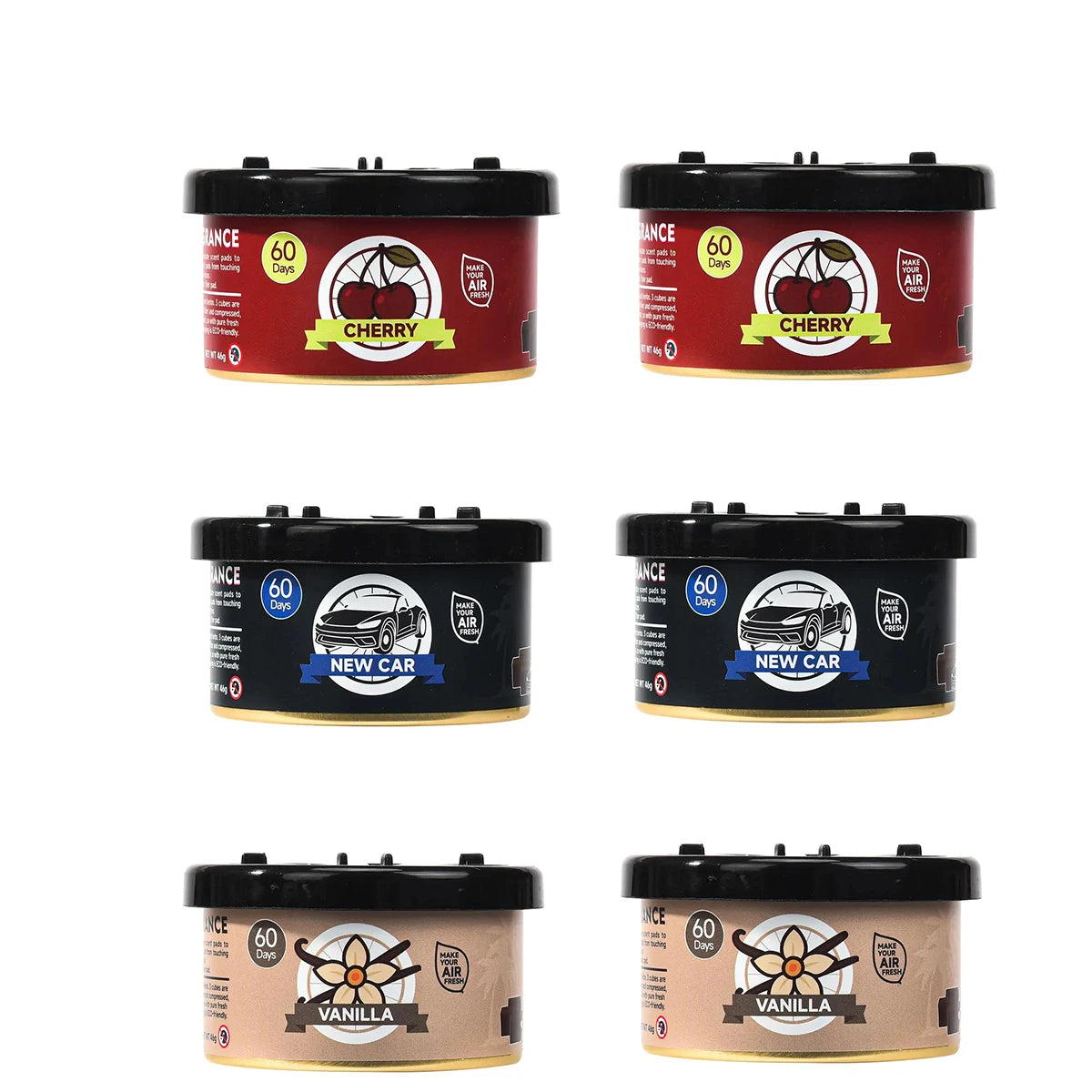 Car Air Freshener Bubble Gum Scent Cans Odor Eliminator With Lid Essential Long-Lasting Strong Fragrance For Auto Toilet Supplie
