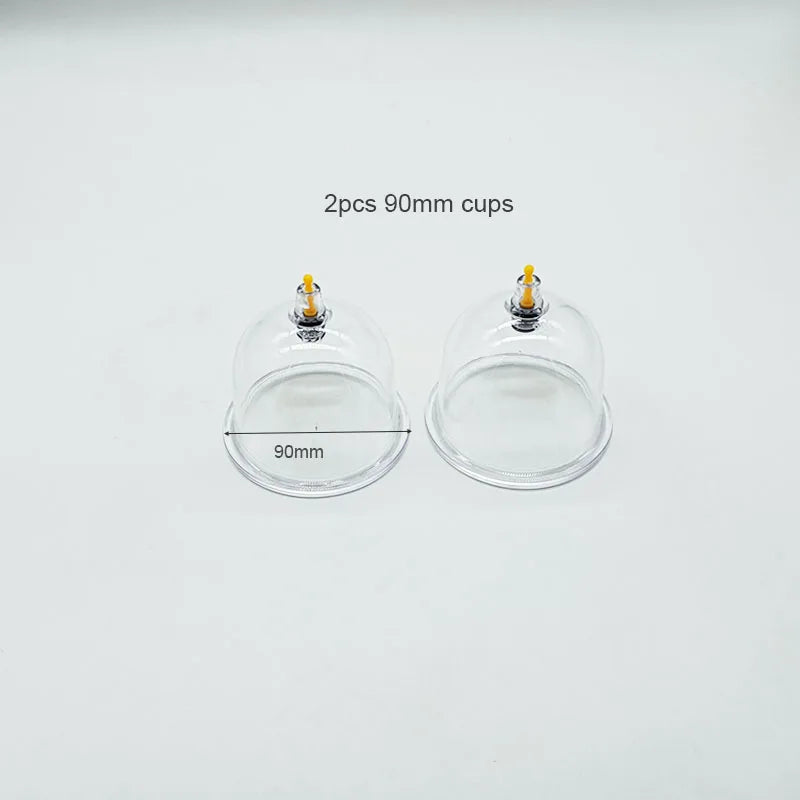 Big Size Vacuum Cupping Breast & Buttocks Enlargement Massager Suction Pump Machine Butt Lifting Device Back Massage Cans