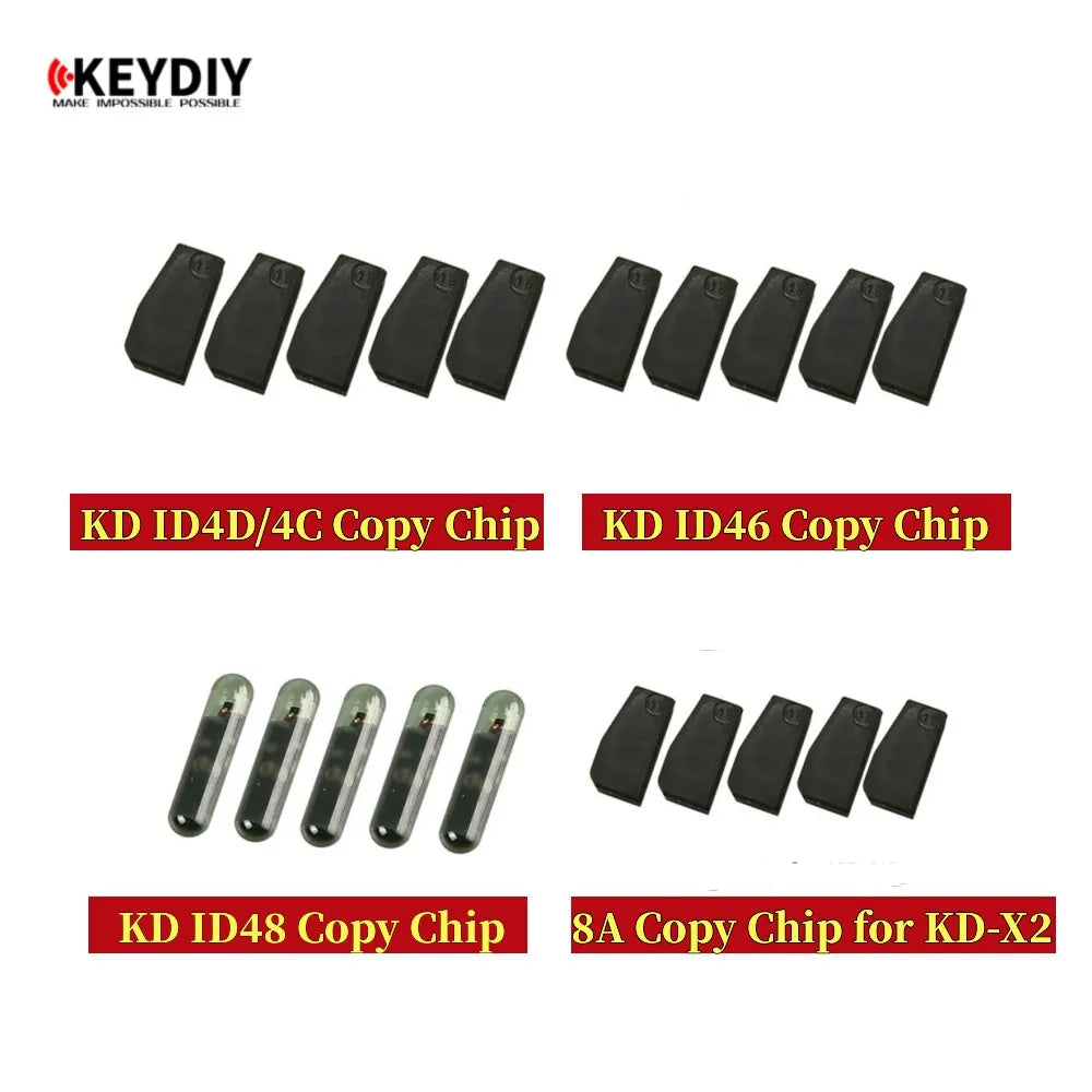 KEYDIY Transponder chip KD4D KD46 KD48 KD 8A H ID4C ID4D ID46 4C 4D G ID48 Copy Chip for KD-X2 KD X2 Key Programmer