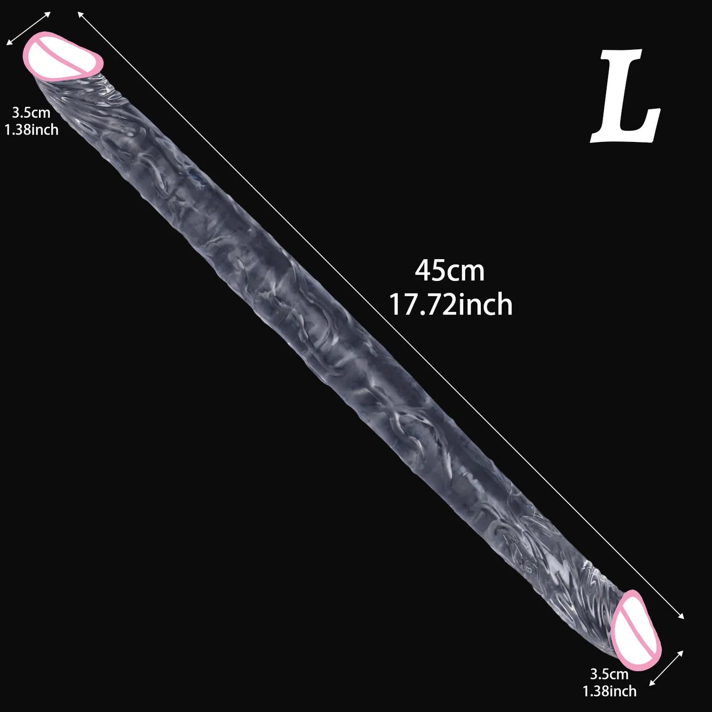 Double Ended Dildos Soft Silicone Long Dildo Penis Vaginal G-spot Massage Orgasm Dick Lesbian Masturbator Butt Plug Sex Toys 18