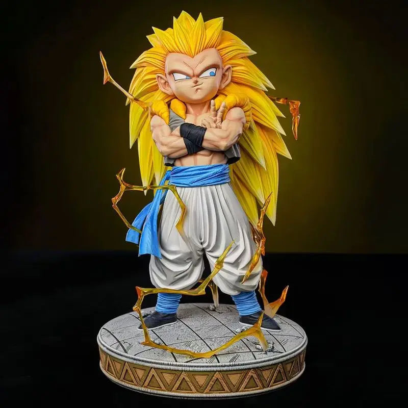 15cm Dragon Ball Z Gotenks Ssj3 Figure Super Saiyan 3 Gotenks Action Figures 25cm Pvc Statue Collection Model Toys Children Gift