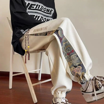 Goth Autumn and Winter Thin Trousers Graphic Grey Summer Man Sports Pants Harem Sweatpants for Men Sweatshirt Jogger Big Tall