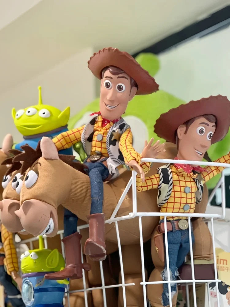 Original Toystory Toy Story 4 Woody Mount Hearts Horse Bullsey 18 Inch Interactive Sound Models Toys Kids Cute Present Hot Gift
