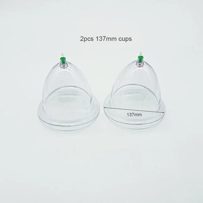 Big Size Vacuum Cupping Breast & Buttocks Enlargement Massager Suction Pump Machine Butt Lifting Device Back Massage Cans