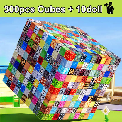 Magnetic Building Blocks Stacking Magnet Cube DIY Model Construction Set STEM Magnet Toys Birthday Gift
