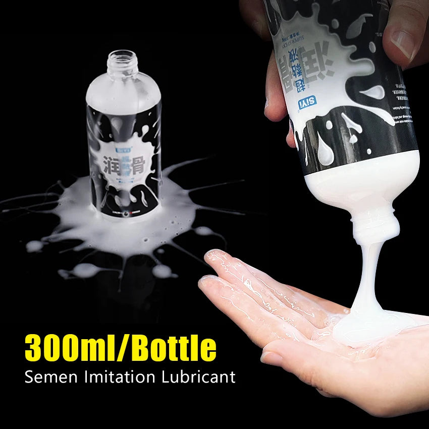 Gay Lubricant For Sex Adult Man Anal Lubrication Semen Cream Lube Water-Based Sperm Gel Women Intimate Sex Game Toys Lubricating