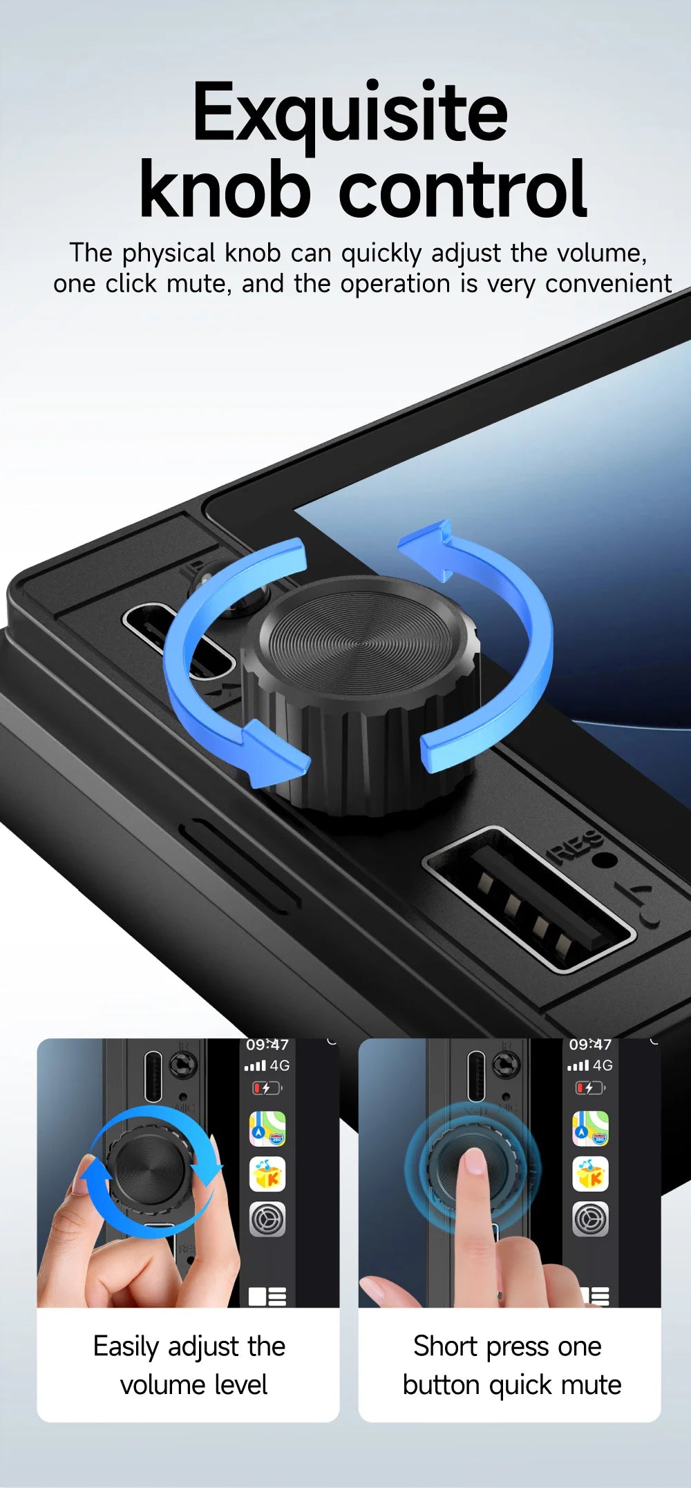 JIUYIN D23M 6.28 inch Universal Car Radio 1 Din Carplay Wireless Android Auto Car Multimedia HD IPS Touch Screen USB TYPE-C BT