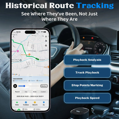 4G GPS Tracker for Vehicles Magnetic Car GPS Locator Real-time Tracking Anti-theft with Subscription-based Tracking Platform
