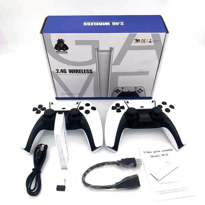 M15 4K game console home mini video game 64G retro console 128G player HD video game stick 2.4G dual wireless control PS1 gift