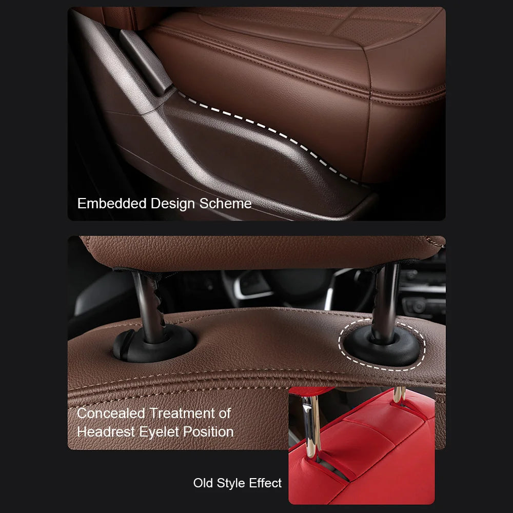 For Volvo XC60 I 2013 2014 2015 2016 2017 Vegan Nappa Leather Custom Car Seat Covers Full Set Interior Protector Accessories