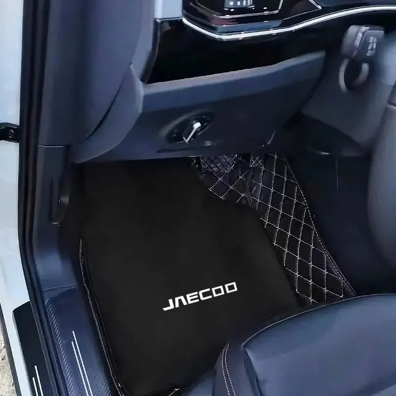 2/4pcs Car Floor Mats Universal Auto Foot Pad  Automobile Interior For Jaecoo Omoda J7 2025 2024 Chery Jaecoo J7 J8 Tiggo 8plus