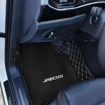 2/4pcs Car Floor Mats Universal Auto Foot Pad  Automobile Interior For Jaecoo Omoda J7 2025 2024 Chery Jaecoo J7 J8 Tiggo 8plus