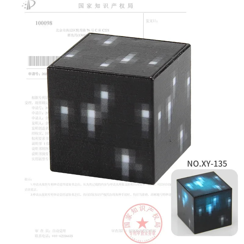 2CM Light-up Magnetic Square Building Blocks Replacement Parts DIY Educational Assembly Street Scene Lamp Bricks Kid Toy