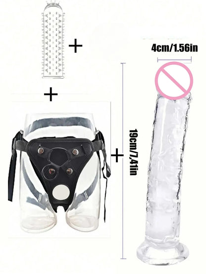 Wearable Strapon Penis for Lesbian G Spot Erotic Stimulator Adult Standard Size Panties Strap on Dildo Pants Sex Toys for Women