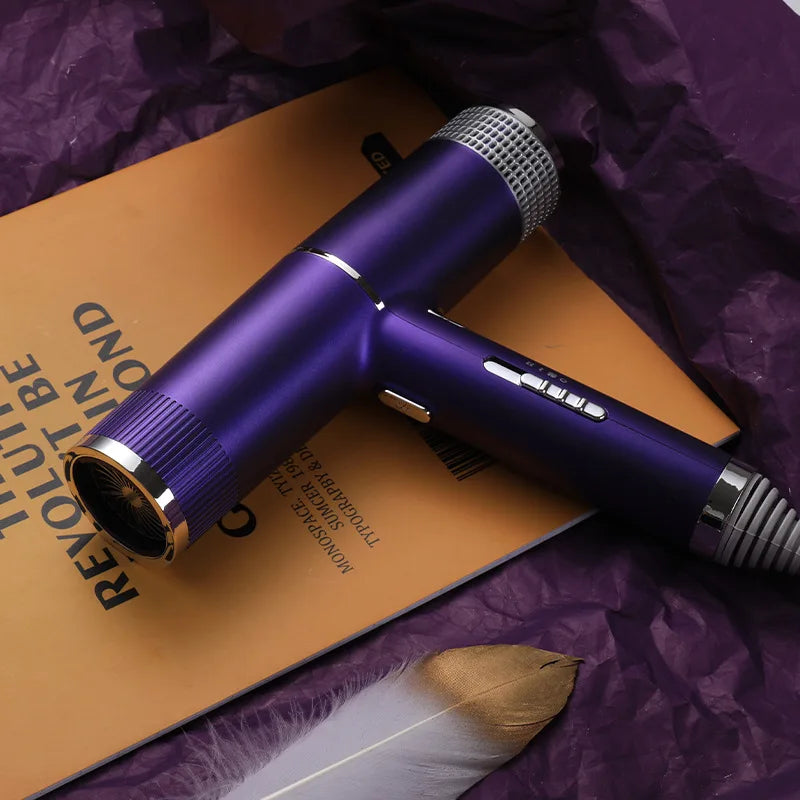 110-240V T Type Hair Dryer High Power Quick Dry Hot Cold Air Salon Home Blower Strong Wind Hair Protection for Daily Use