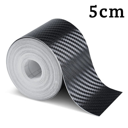 1-10m Nano Carbon Fiber Car 3D Tape Sticker Wrap Door Mirror Paste Protector Strip DIY Protection Film Waterproof Adhesive Vinyl