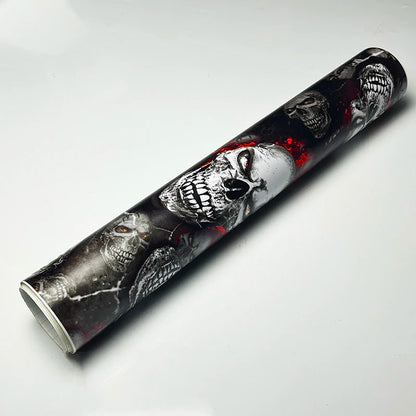 Skull Sticker Bomb Graffiti PVC Vinyl Wrap Film With Air Release Self Adhesive DIY Car Motorcycle  Furniture Decoration Sticker
