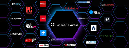 Ottocast Mini Pico 2in1 Wireless CarPlay Dongle Car Baby Safety Camera Pet Back Seat Camera Child Car Monitor For 99% of the car