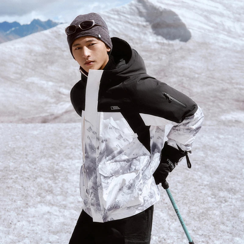 Semir Down Jacket Men 2024 New Winter Couple Windproof, Wear-Resistant and Warm Outdoor Contrasting Colors Outerwear