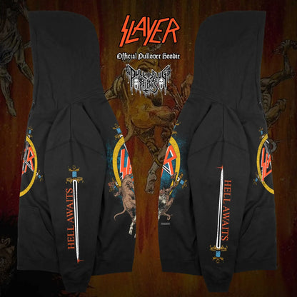 Slayer Pullover Hoody Hell Awaits &Show No Mercy Men Women Oversized Hoodies Heavy Metal Band Sweatshirts Female Male Clothing
