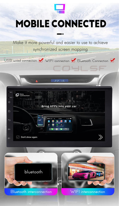 Carplay Android Auto for Toyota Corolla E140/150 2006 2007-2013 Multimedia Automotive Subwoofer Autoradio Android DSP 4G