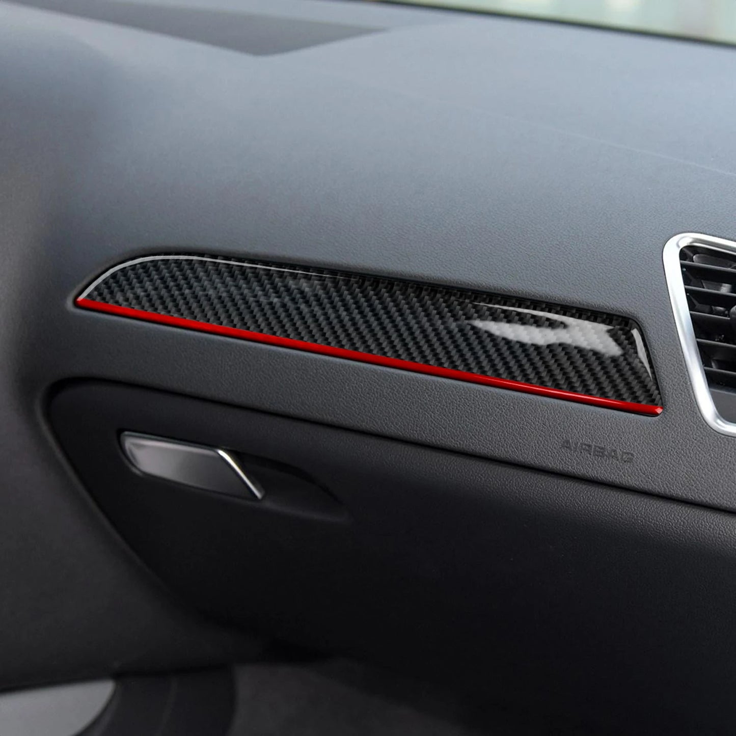 Car Center Console Gear Shift Panel Set, For Audi A4 S4 RS4 A5 S5 RS5 (2007-2016) Carbon Fiber Interior Sticker Trim Accessories
