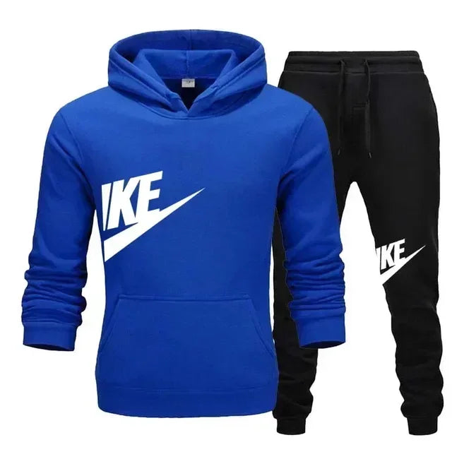 2025 Men's Sport Outfit, fashionable men's and women's casual suit hooded sweatshirt outdoor winter/spring sport hooded sweats