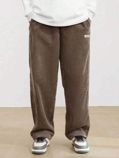 Men's Casual Pants Loose Pants Corduroy Breathable Loose Outdoor Pants Fashionable Design Jogging Pants 2026 New Casual Pants