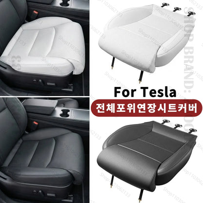 For Tesla NEW Model Y S X 3 Car Seat Leg Support Extension Seat Cover Memory Foam Extender Cushion Interior Accessories