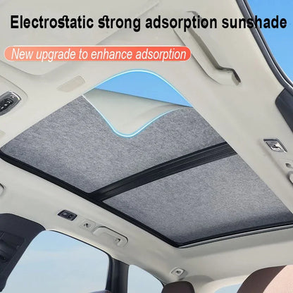 Car Sunroof Insulation Roof Visor For Volkswagen VW Tiguan 5N 2010~2017 16 Anti-UV Electrostatic Adsorption Sky Curtain Sunshade