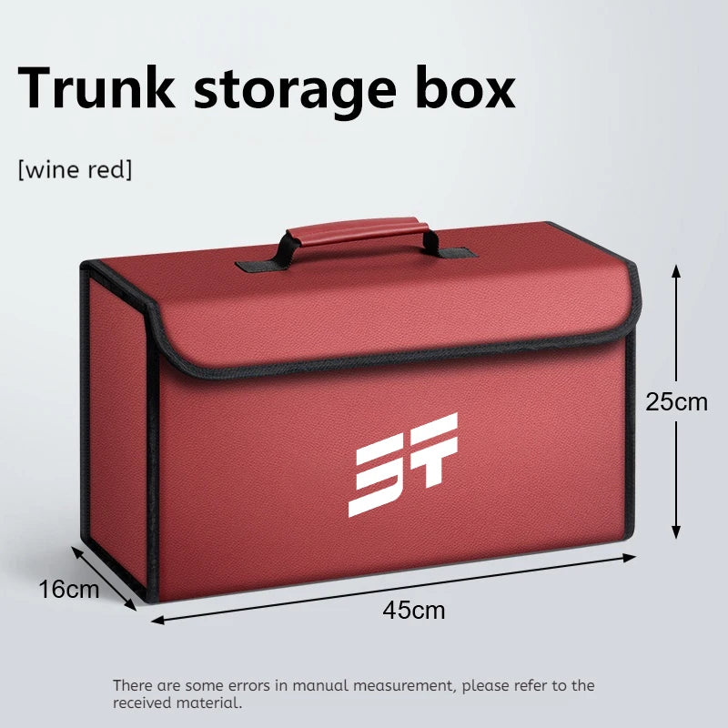 Suitable for Jietu ST T2 T3 X70 X70SM X95 DASHING 2024 2025 2026 car trunk storage box foldable storage bag accessories