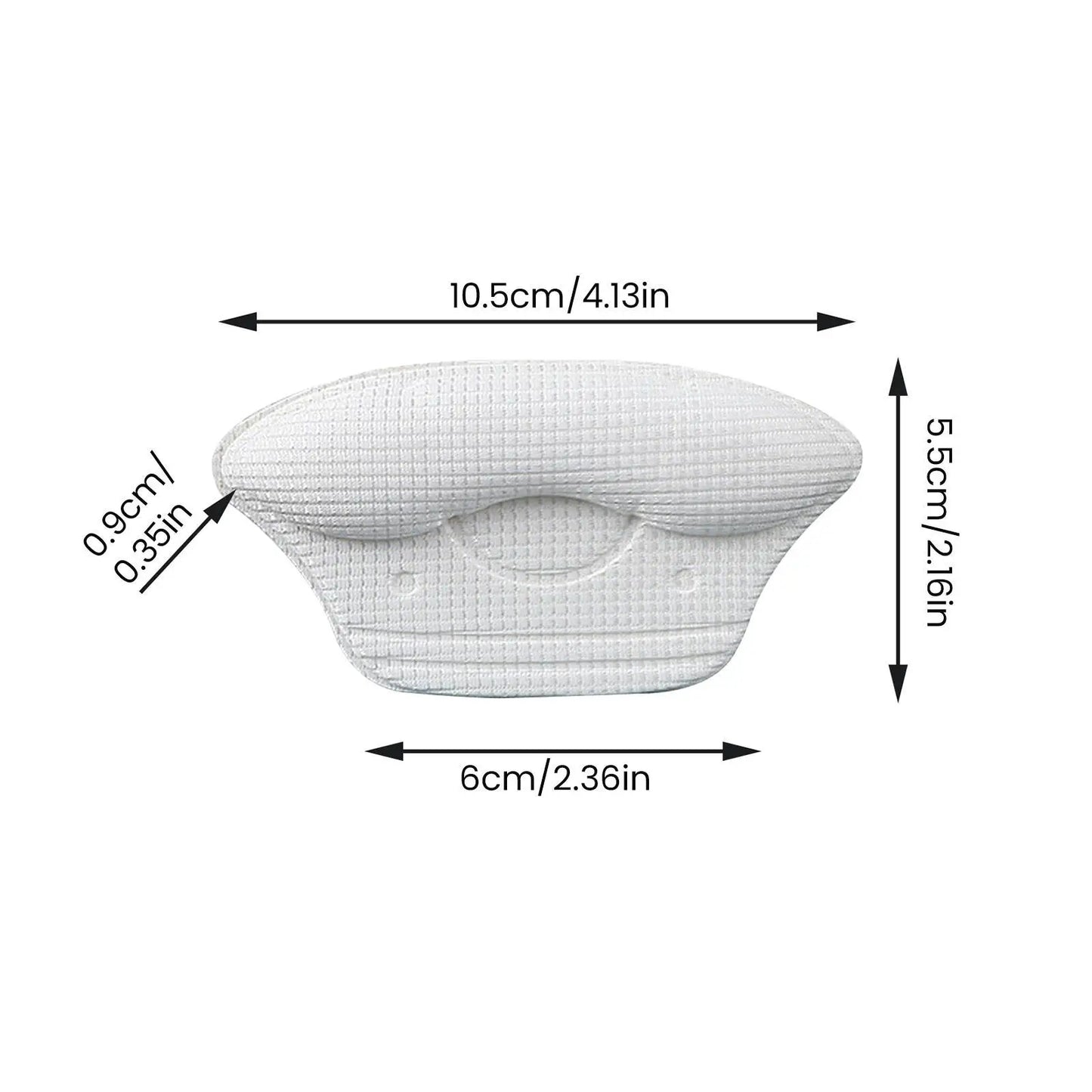 2x Pads Inserts Grips Liner for Men Women,Back of Protectors Cushions Too From Slipping, Filler for Loose Shoe Fit