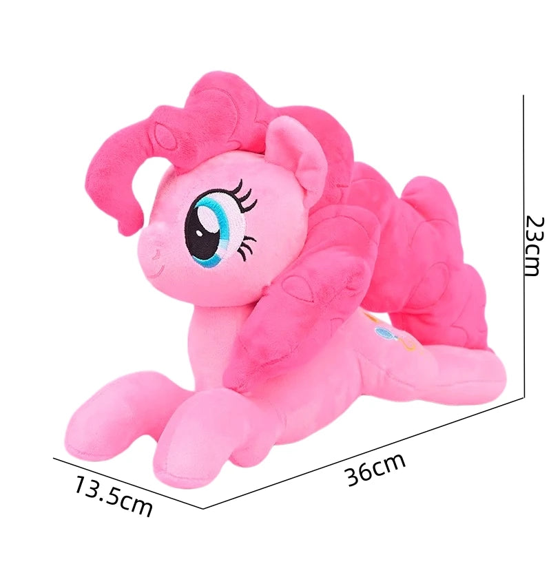 Original My Little Pony Plush Toys Applejack Rainbow Dash Twilight Sparkle Pinkie Pie Rarity Fluttershy Stuffed Doll Kid Gift