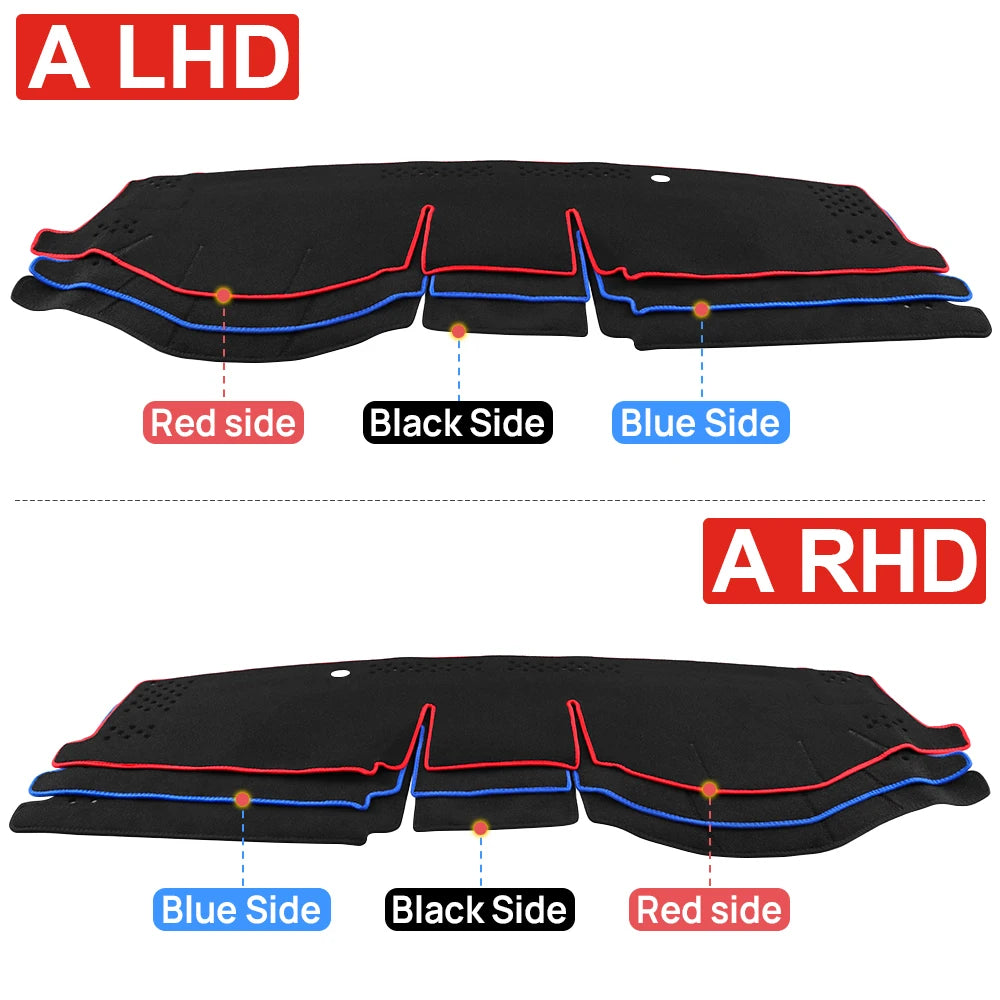 Car Dashboard Mat Sun Shade Instrument Desk Cover Accessories For Toyota RAV4 XA50 2019 2020 2021 2022 2023 2024 2025 Hybrid