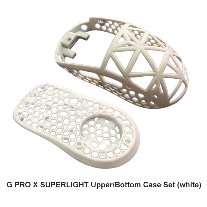 compatible For G PRO X SUPERLIGHT Wireless Mouse Shell - 3D Printed DIY Mini Limited Edition Lightweight Hollow Bottom Case Kit